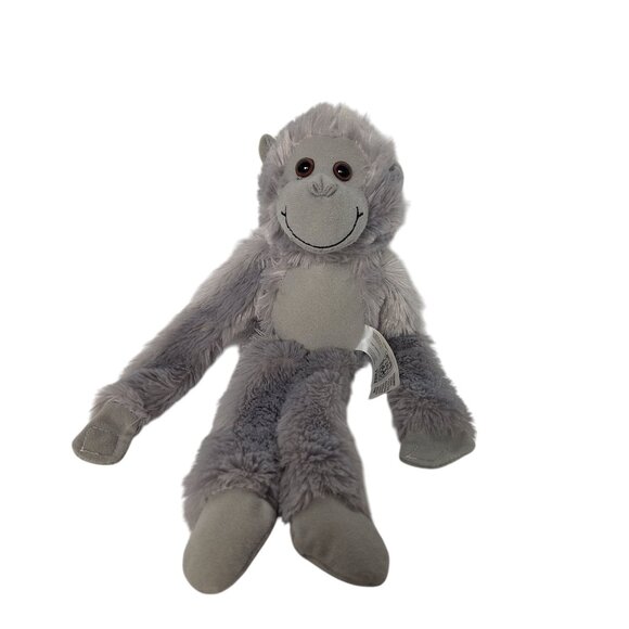 Fiesta Gray Hanging Monkey Jungle Plush Stuffed Animal 16" - Picture 1 of 5
